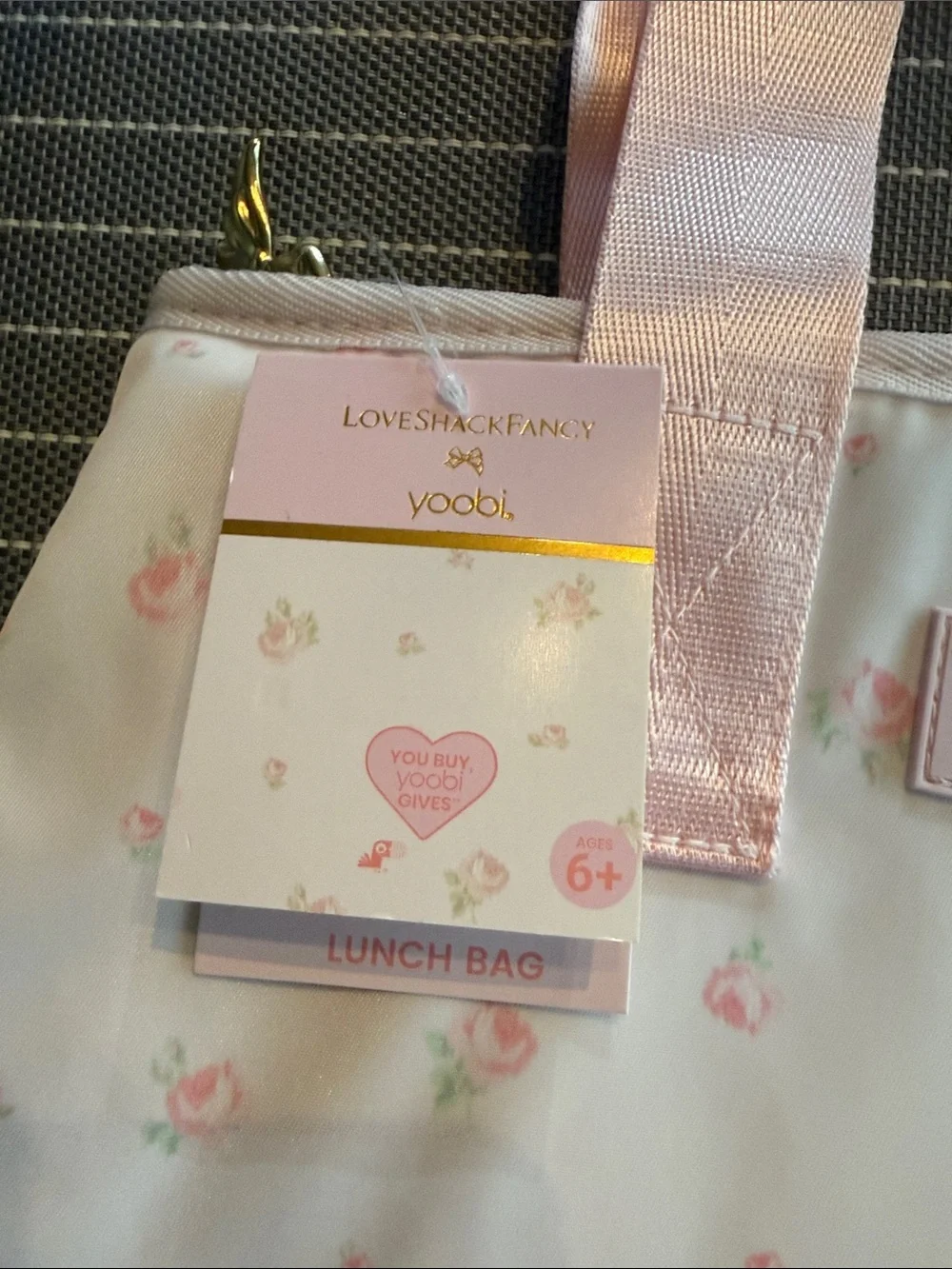 LoveShackFancy x Target Pink Insulated Lunchbox